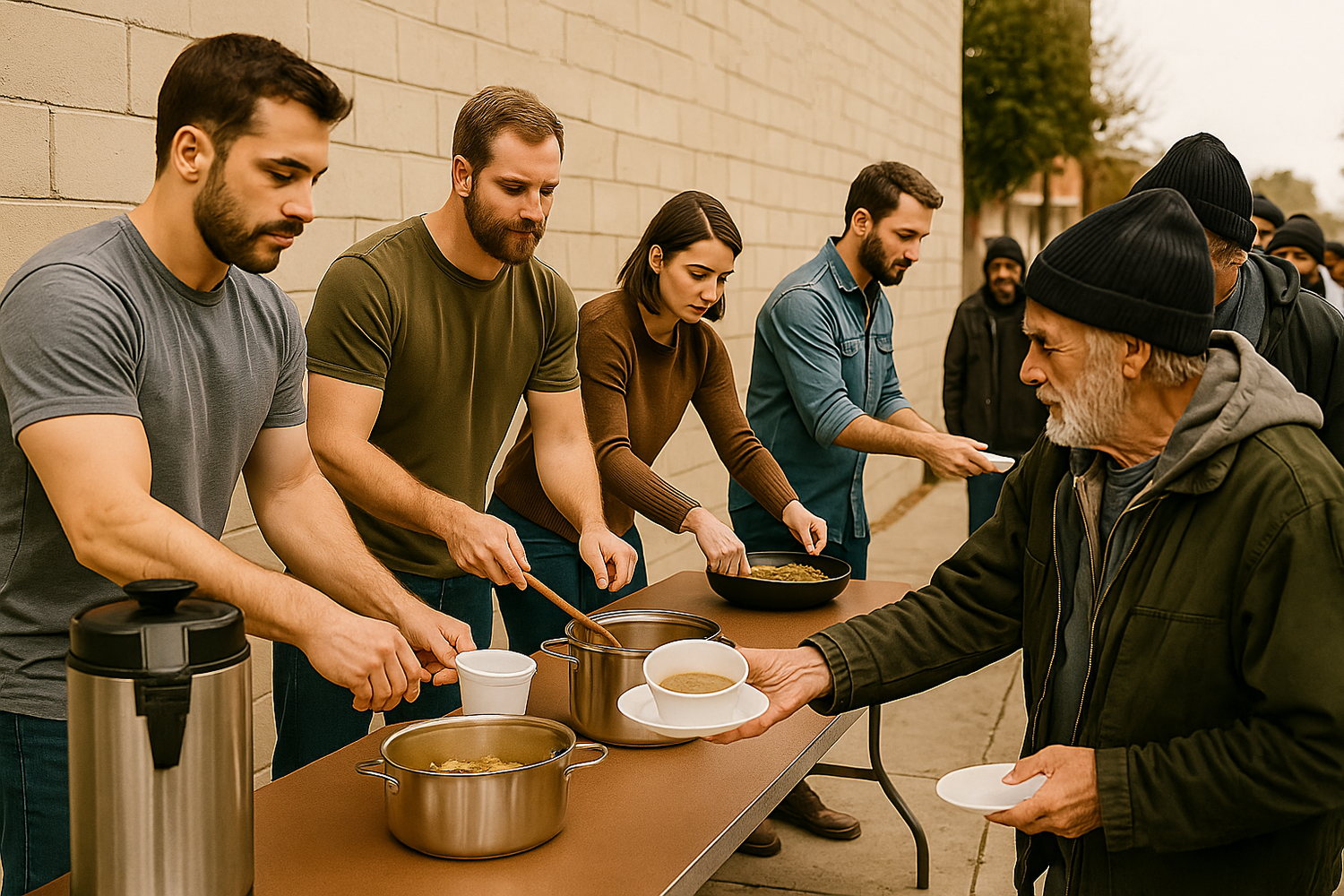 Помощь бездомным 